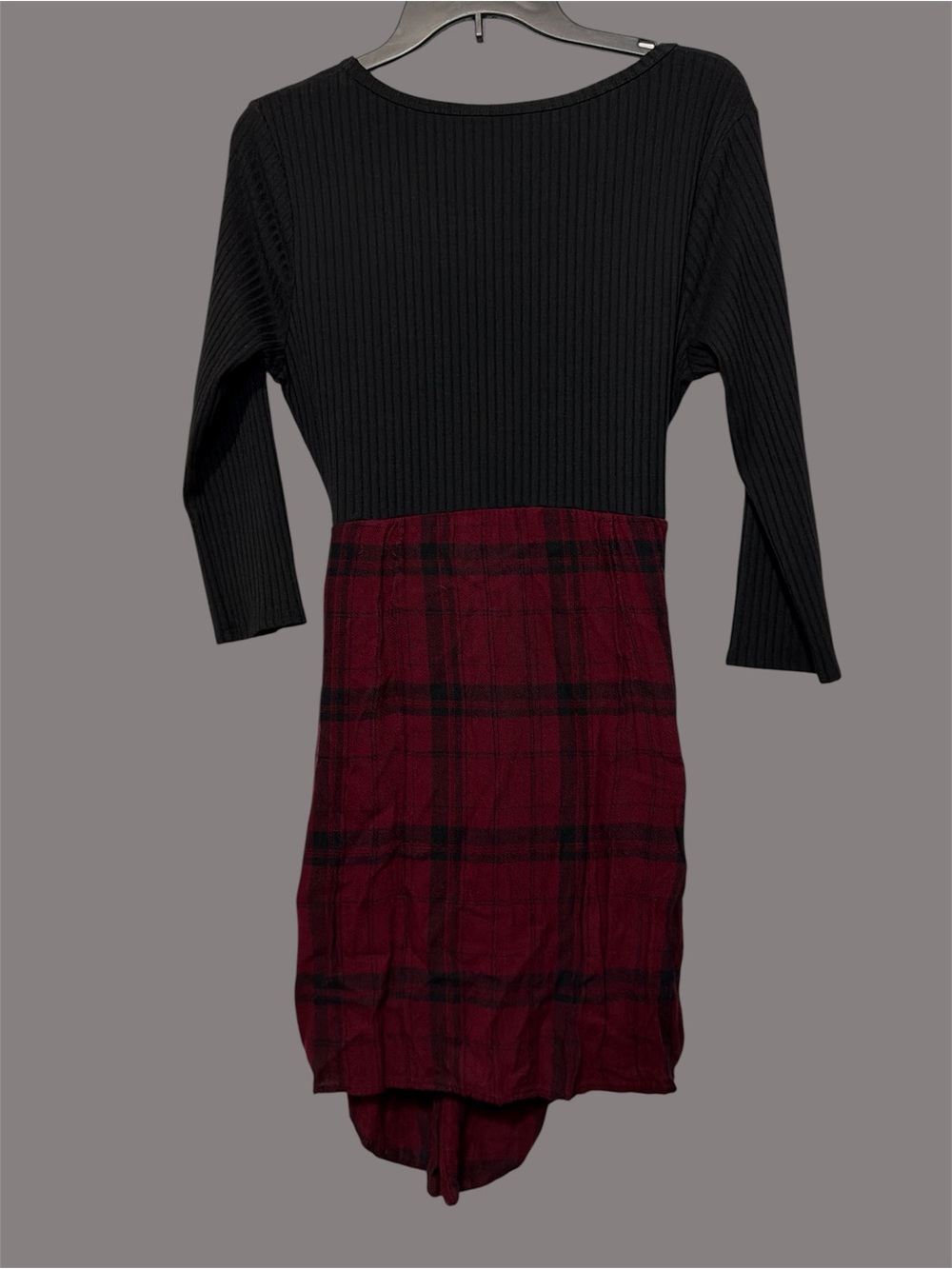 Signature Studio Ripped top with Tie on Flannel. - Picture 9 of 11